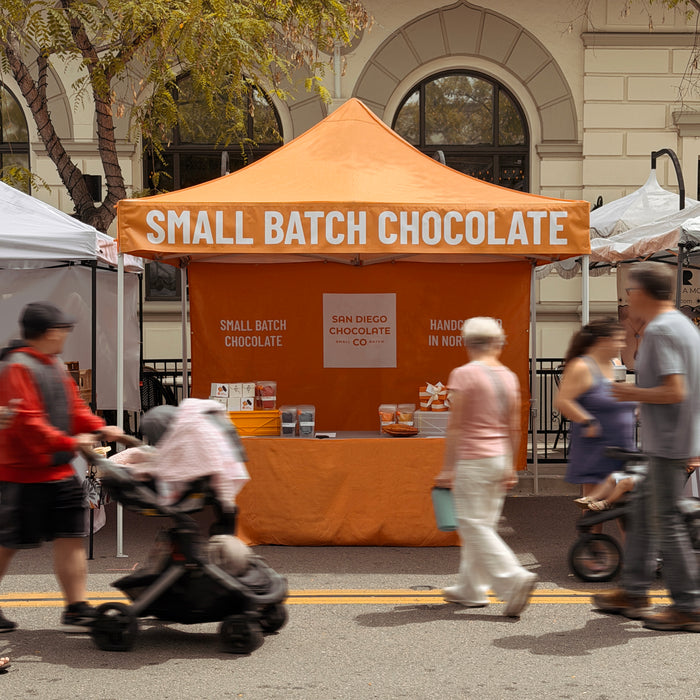 San Diego Chocolate Co at the farmers market
